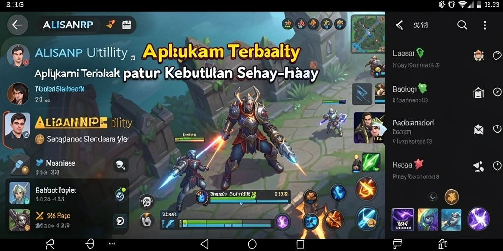 Tampilan antarmuka ALISANRP yang sederhana dan fungsional.