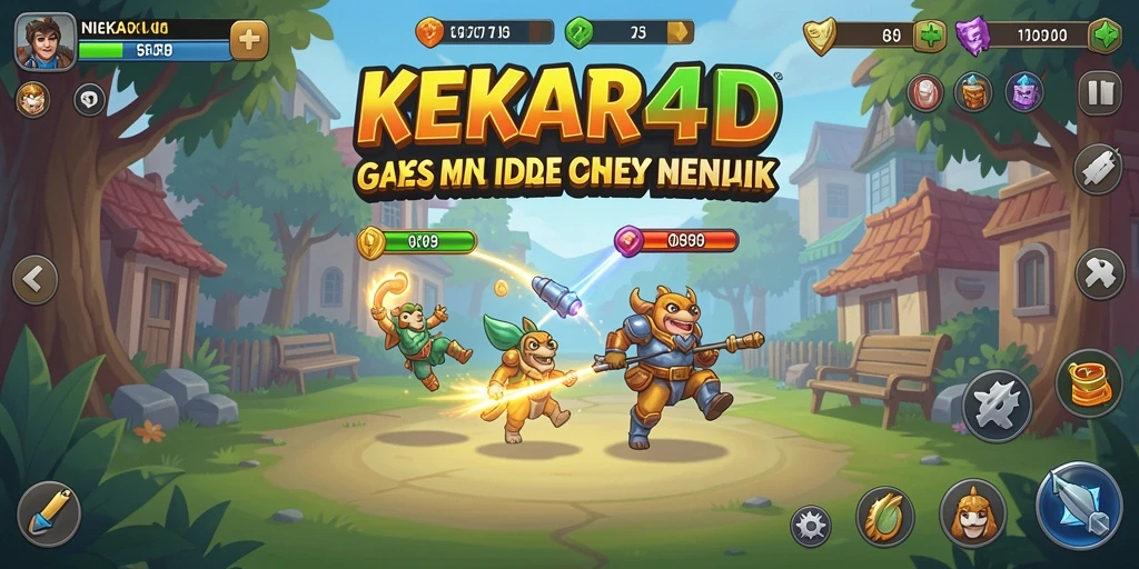 Tampilan gameplay KEKAR4D yang mengasyikkan dan penuh warna.