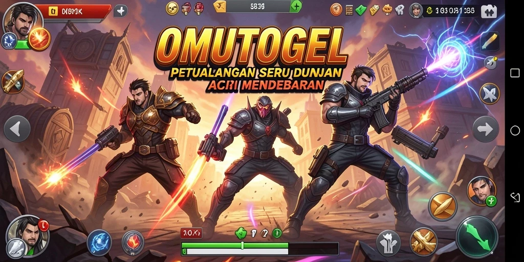 Cuplikan gameplay seru dari OMUTOGEL yang penuh aksi.