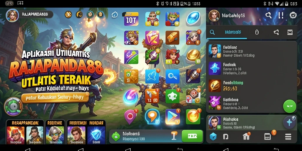 Screenshot RAJAPANDA88 menampilkan antarmuka aplikasi Utility yang intuitif.